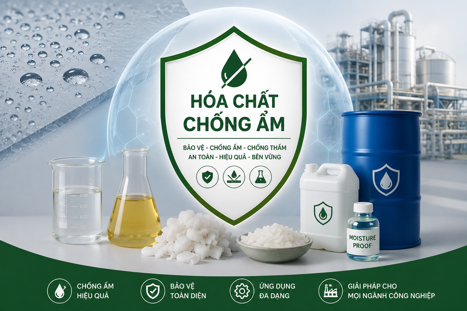 Hóa Chất Chống Ẩm & Chống Thấm